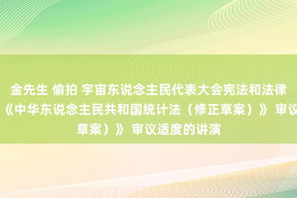 金先生 偷拍 宇宙东说念主民代表大会宪法和法律委员会对于 《中华东说念主民共和国统计法（修正草案）》 审议适度的讲演