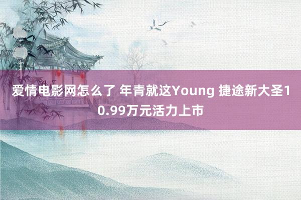 爱情电影网怎么了 年青就这Young 捷途新大圣10.99万元活力上市