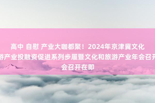 高中 自慰 产业大咖都聚！2024年京津冀文化和旅游产业投融资促进系列步履暨文化和旅游产业年会召开在即