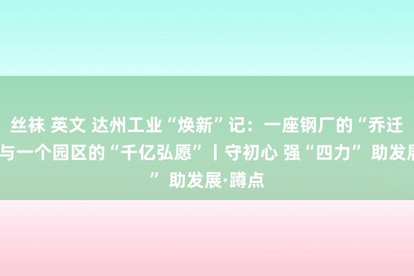 丝袜 英文 达州工业“焕新”记：一座钢厂的“乔迁之旅”与一个园区的“千亿弘愿”丨守初心 强“四力” 助发展·蹲点