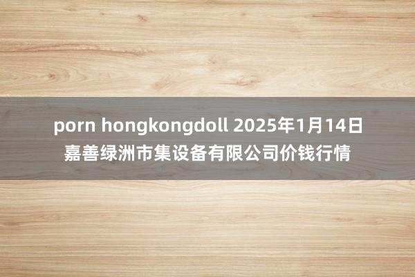 porn hongkongdoll 2025年1月14日嘉善绿洲市集设备有限公司价钱行情